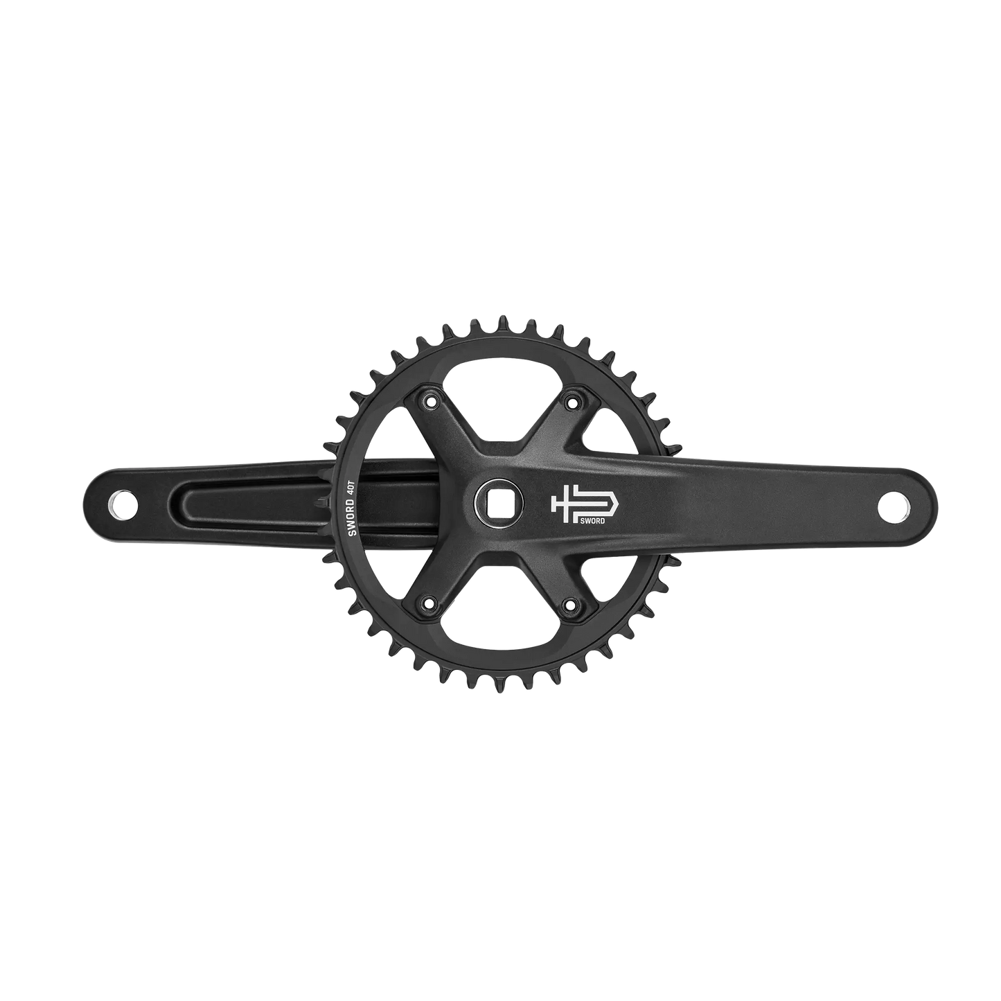 Sword Black 1x Square Taper Crankset