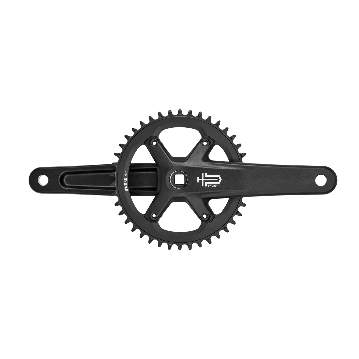 Sword Black 1x Square Taper Crankset